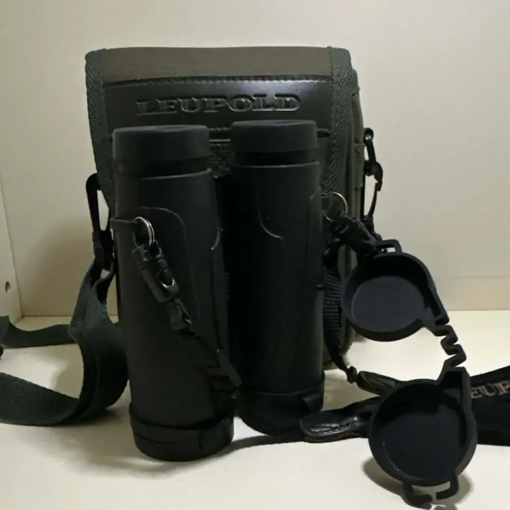 Leupold BX-4 HD McKinley 8x42 Black Binoculars Roof Prism w/ Case & Covers